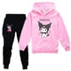 thumbnail image 1 of Kuromi Kuromi traje para niños ropa de primavera y otoño niñas con capucha sudadera fina pantalones 2223, 1 of 1