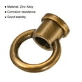 thumbnail image 4 of Uxcell 15kg Load 29x35mm M10 Thread Ring Shape Female Loop Eye Nut Gold Bronze 2 Pack, 4 of 5