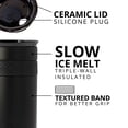 thumbnail image 3 of Vaso aislante Elemental Artisan de triple pared, 350 ml, negro, 3 of 8
