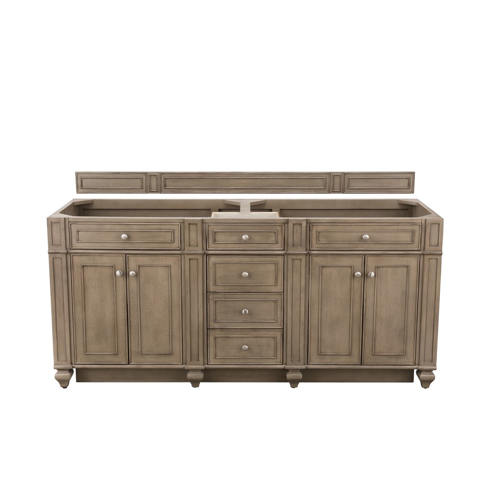 James Martin Vanities 157V72 Bristol 72" Double Free Standing Wood
