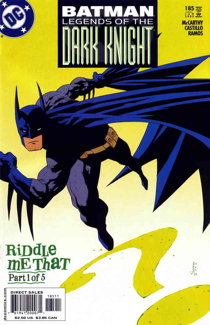 Cover of Batman: Legends of the Dark Knight #185