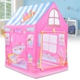 thumbnail image 1 of Tienda de juegos plegable, tienda para niños, tienda de juegos portátil para bebés, tienda de campaña para jugar en casa, acabado de lujo, 1 of 12