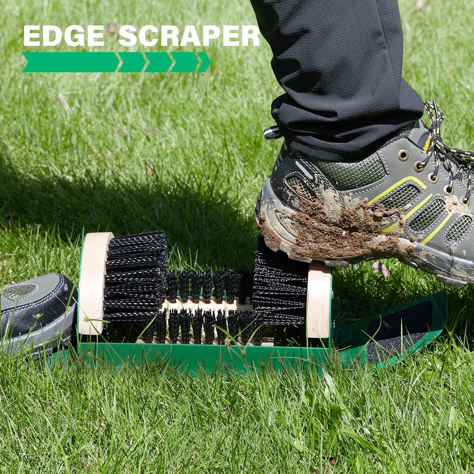 Legacy Boot Scrubber, Upgraded Bristles and Frame Strength - Shoe Scraper & Boot Cleaner Brush