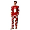 thumbnail image 5 of Family Matching Halloween Pajamas Set Cute Ghost Print Long-Sleeved Tops Trousers Sleepwear Outfits Holiday Sleepwear PJs, 5 of 9