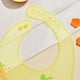 thumbnail image 3 of Silicone Baby Bibs Waterproof Oil Resistance Soft Skin Friendly Adjustable Feeding Bib for Drawing Orange, 3 of 4