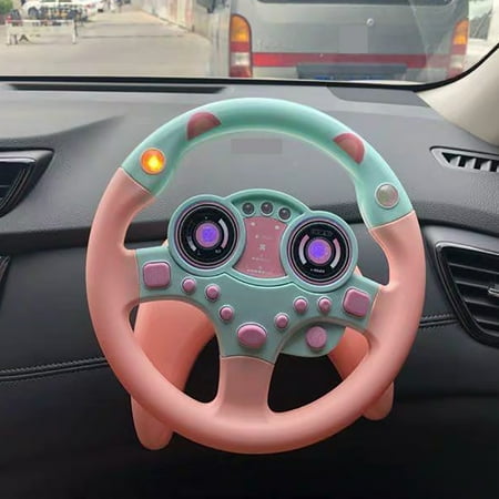 Simulated Driving Controller Simulated Driving Steering Wheel Copilot Toy,Children's Educational