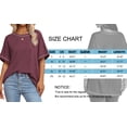 thumbnail image 5 of MOSHU Oversized T Shirts for Women Quilting Stitching Womens Shirts Classic Trendy Casual Tops, 5 of 7