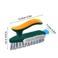 thumbnail image 2 of AZXY Scrub Brush with Handle,Scrub Brushes for Cleaning Floors,Cleaning Brushes for Bathroom,Crevice Cleaning Brush for Tile Grout & Bathroom Cleaning, 2 of 8