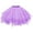Purple, variant on Oalirro Ballet Skirt Gift for Kids Mini Skirt Womens High Quality Pleated Gauze Short Skirt Adult Tutu Dancing Skirt Red