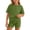 Green, variant on fatyb Girls Clothes Summer 2 Piece Outfits Short Sleeve T Shirts and Biker Shorts Kids Clothing Sets
