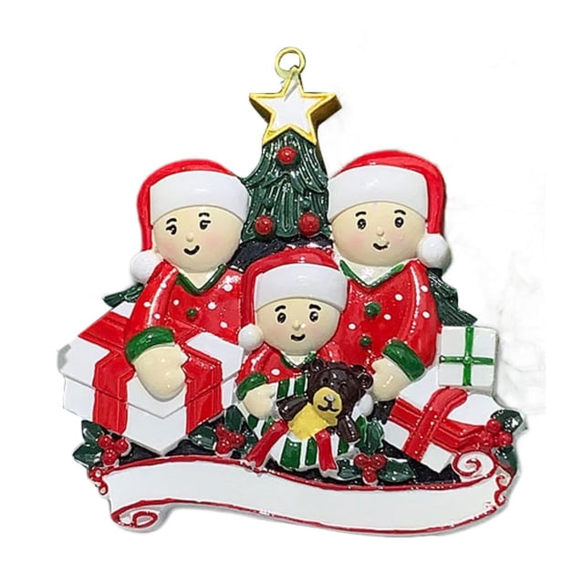 Colgante de árbol de Navidad Macarena Decoración Navideña Estilo B