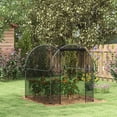 thumbnail image 2 of Outsunny 4.9' x 3.9' Plant Protector from Animals with Zipper Roll-Up Door, 2 of 10