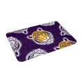 thumbnail image 2 of XMXT Non-Slip Polyester Bathroom Rugs Kitchen Door Mat, Tiger Heads Purple Print Machine Washable Bath Mats Rug for Kitchen Shower Bathtub Decor, 15.7 x 23.6 inches, 2 of 9