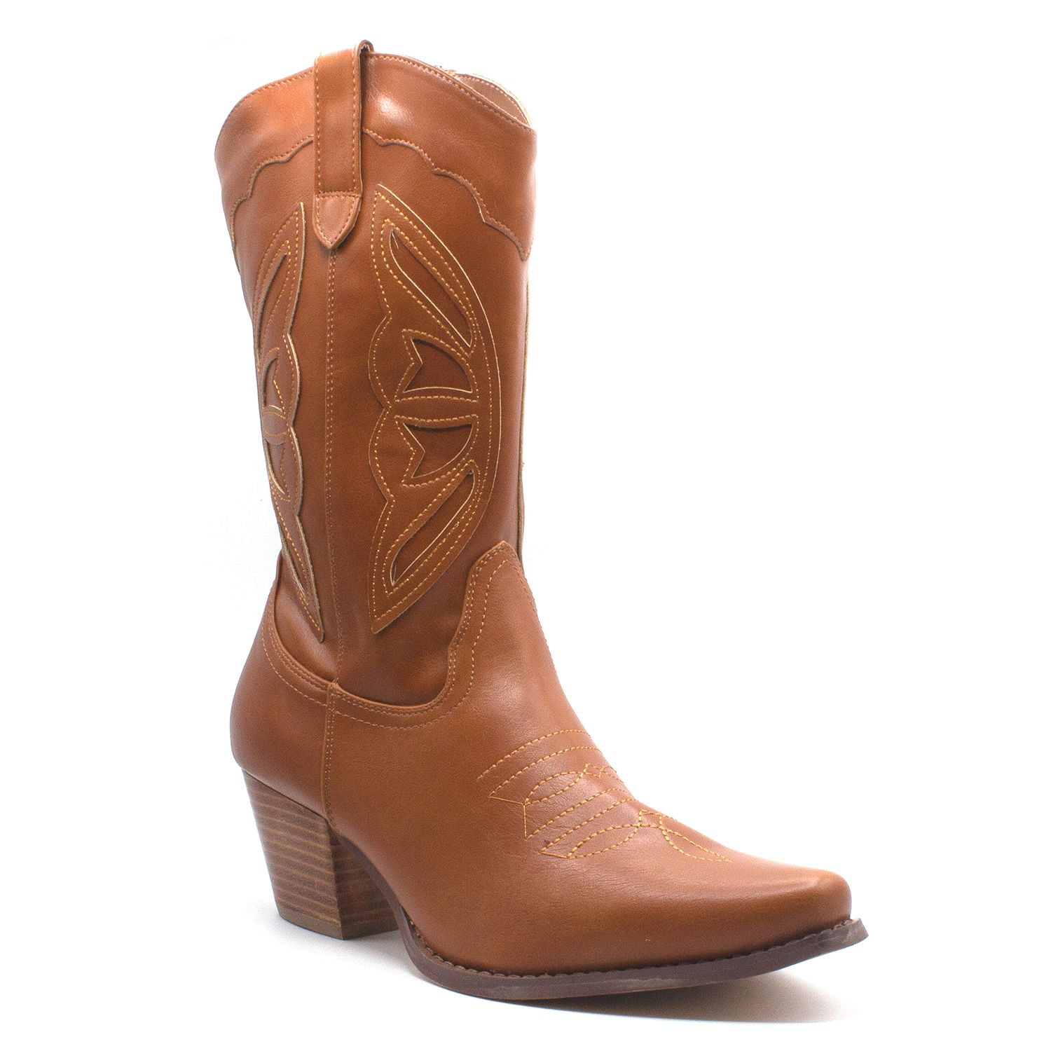 Jazamé Women's TEX Tall Stitched Western Cowboy Cowgirl Dress Boots (6