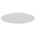 thumbnail image 7 of G.E.T. Heavy-Duty Shatterproof Plastic Oval Melamine Serving Platter, 18" x 13", White, 7 of 7