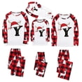 thumbnail image 7 of Fgnfyis Christmas Pajamas for Family Deer Horn Letter Print Matching Long Sleeve Pajamas Set Loungewear, 7 of 7