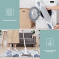 thumbnail image 6 of Blue and White Geometric Quatrefoil Pattern Kitchen Rugs Sets Of 3,Kitchen Runner Rugs Non Skid Washable,Decorative Kitchen Floor Mats for Kitchen,Sink,Laundry,17"x30"+ 17"x47" + 17"x59", 6 of 6