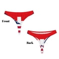 thumbnail image 3 of Fotbe USA Switzerland Tanga Sin Costuras para Mujer con Estampado – Panties Invisibles, Transpirables y Cómodos para Uso Diario-4X-Large, 3 of 6