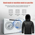 thumbnail image 6 of Hicidod Kids Heated Jacket Hood Winter Warm Puffer Heating Coats Usb Charging Water-Resistant Windproof Heated Clothing, 6 of 7