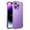 Purple, variant on SaniMore Case for iPhone 14 Pro Max (6.7" 2022), Thin Skin-feel Borderless Slim Minimalist Lightweight Frameless Matte Rugged Shockproof Anti-fall Cover [Duty Protective] - Purple
