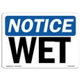 thumbnail image 1 of SignMission OS-NS-A-1824-L-19037 18 x 24 in. OSHA Notice Sign - Wet, 1 of 1