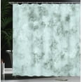 thumbnail image 3 of Ambesonne Marble Print Shower Curtain, Stormy Details Pattern, 69"Wx70"L, Pale Seafoam, 3 of 4