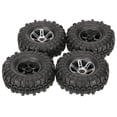 thumbnail image 2 of 4Pcs AUSTAR AX-4020A 1.9 Inch 110mm 1/10 Rock Crawler Tires with Alloy Beadlock Wheel Rim, 2 of 7