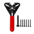 thumbnail image 1 of 8 Pcs Kit d'Outils de Réparation d'Embrayage de Compresseur d'Air de Voiture Clé à Double Usage pour Climatisation Automobile, 1 of 7