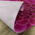 thumbnail image 5 of Ambesonne Floral Place Mats Set of 4, Fresh Bloom Petal Nature, Standard Size, Magenta, 5 of 6