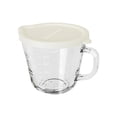 thumbnail image 2 of Antqov Modern Transparent Baking Measuring Cup Microwaveable Glass Cooking Cup with Handle Home Kitchen Baking Bowl, Home Accessories, 2 of 9