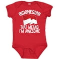 thumbnail image 3 of Inktastic Indonesian Indonesia Flag Boys or Girls Baby Bodysuit, 3 of 5