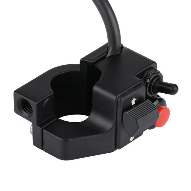 Interruptor de manillar de motocicleta, manillar de motocicleta ATV de 22 mm, interruptor de empuje de montaje para motocicleta, interruptor de faro de motocicleta, el mejor de su clase