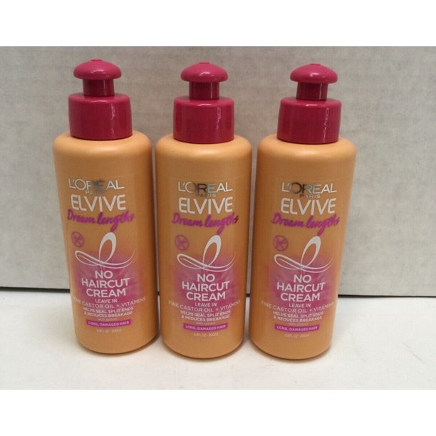 L‘Oreal Elvive Dream lengths No Haircut Cream Leave In (3 Pack) 6.8oz.ea.