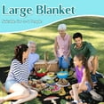 thumbnail image 4 of Mushroom Picnic Blanket Waterproof Foldable Extra Large Picnic Mat Beach Blanket 60"x80" for Camping Beach Hiking Patio Party Outdoor Decor Gifts, 4 of 6