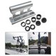thumbnail image 4 of Soporte Para Horquilla Para Bicicleta Soporte Para Rejilla Para Automóvil Eje Pasante De Liberación Rápida Soporte Para Bicicletas Plata Sunnimix Portaequipajes para techo de coche de bicicleta, 4 of 8