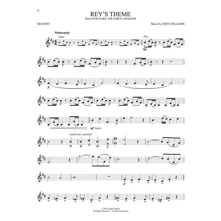 Hal Leonard Movie and TV Music for Trumpet Instrumental Play Along Book Audio Online
