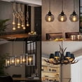 thumbnail image 5 of Bombillas LED de vidrio ámbar G80, regulables y de bajo consumo, luz blanca cálida de 2700 K, para iluminación de oficina en casa, paquete de 4, 5 of 5
