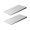 7.9 x 4"- 2 PCS, variant on 4 PCS Steel Flange Wedges, Metal Wedges Shims for Leveling, 4" x 2" Triangle Steel Wedge for Leveling, Welding & Metal Lathe Alignment