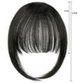 thumbnail image 6 of ADruer Bangs Hair Clip, Air Bangs Fringe, Clip in Bangs Real Human Hair, Brown Fake Bangs Hair Wispy Bangs Clip in Hair Extensions for Women Girls Daily Wear (Gold), 6 of 6