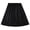 Black, variant on Women's Lace Trimmed Semi Slip Underskirt Elastic Waist Flat Bottom Skirt Solid Color Anti Transparency and Anti Light Leakage Women's Layered Skirt Under the Dress(Khaki,Free Size)