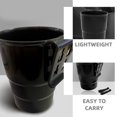 thumbnail image 4 of Portavasos multifuncional para ventilación de coche, soporte portátil para botellas de agua, práctico gancho para bebidas, accesorio esencial para viajes por carretera, color negro, 4 of 7