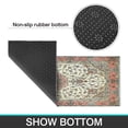 thumbnail image 7 of 2 Piece Bohemian Light Orange Carpet Rug Kitchen Rug Set, Decor Kitchen Rugs, Absorbent Non-Slip Washable Floor Mats, Home Indoor Runner Rugs 17"x47"+17"x30", 7 of 7