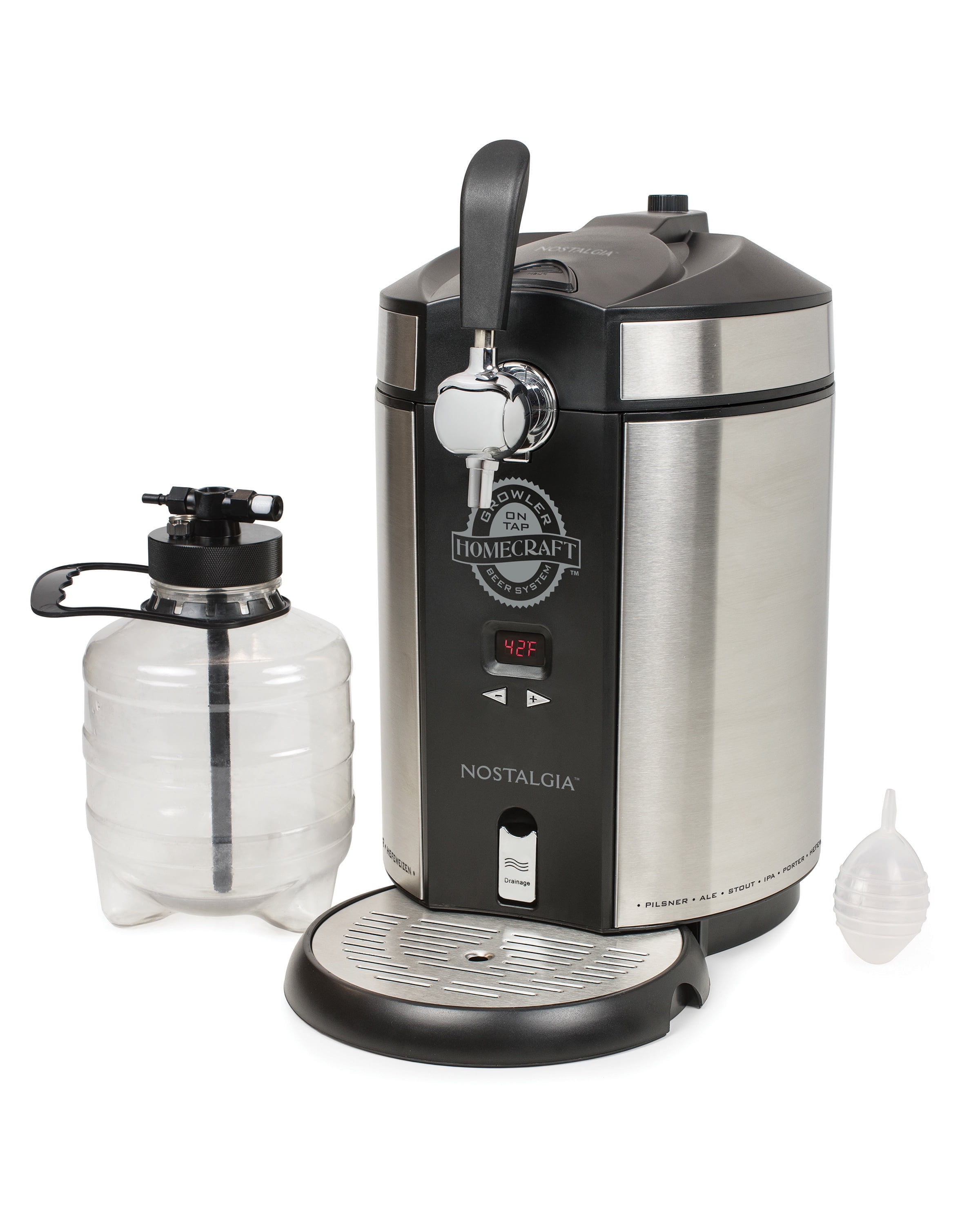 Nostalgia Homecraft on Tap Mini Keg & Growler Dispenser 149 InStore