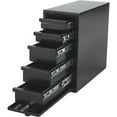 thumbnail image 4 of Northern Tool + Equipment Sidebed Storage Drawer Truck Toolbox, 18in. x 7.5in. x 15.5in., 5-Drawer, Steel, Gloss Black, Twist Latch, 4 of 9