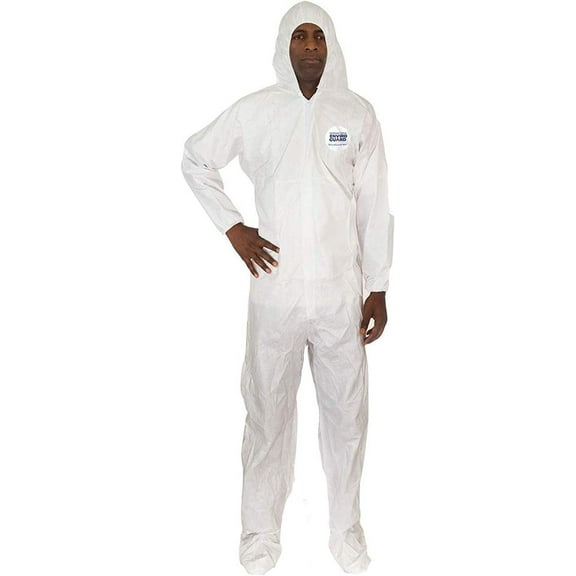 MicroGuard MP®, Microporous Coverall with Attached Hood & Boot, Elastic Wrist, Elastic Back, Open Ankle