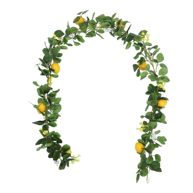 Nuevo Producto de primavera planta verde flor de seda decoración del hogar ratán de limón simulado versión encriptada 2m 44 tenedor ratán de limón ANGGREK Otros