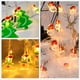 thumbnail image 2 of Lámpara decorativa de Navidad Luz de cadena Colgante de Navidad blanco cálido Vacaciones yeacher  Cuerda de lámpara, 2 of 7