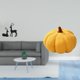 thumbnail image 2 of Elegante Juego De Esculturas De Peluche De Ciervo Negro Y Calabaza Para Sala De Estar, Estudio, Balcón, Sofá De Halloween, Cojín, Dormitorio, Decoración De Mesa, Regalo, 2 of 8