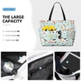thumbnail image 3 of Sigee Cute Cows Print Extra Large Waterproof Beach Travel Bag with Zipper - Durable and Versatile for Vacation, Gym, and Daily Use, 3 of 7