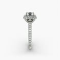 thumbnail image 3 of First Jewelry 1.9 Ct Asscher Cut VVS1/D Moissanite Ring - 14k White Gold Plated Solitaire Engagement Ring for Her - Party Wear Moissanite Ring for Women - Birthday Gifts, 3 of 3